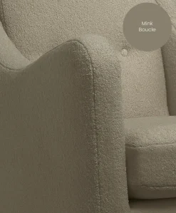 Bowdon Nursing Chair - Mink Boucle