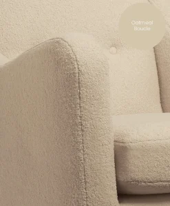 Bowdon Nursing Chair - Oatmeal Boucle