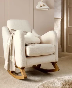Bowdon Nursing Chair - Off White Boucle