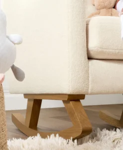 Bowdon Nursing Chair - Off White Boucle