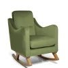 Bowdon Nursing Chair - Olive Velvet