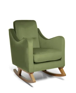 Bowdon Nursing Chair - Olive Velvet