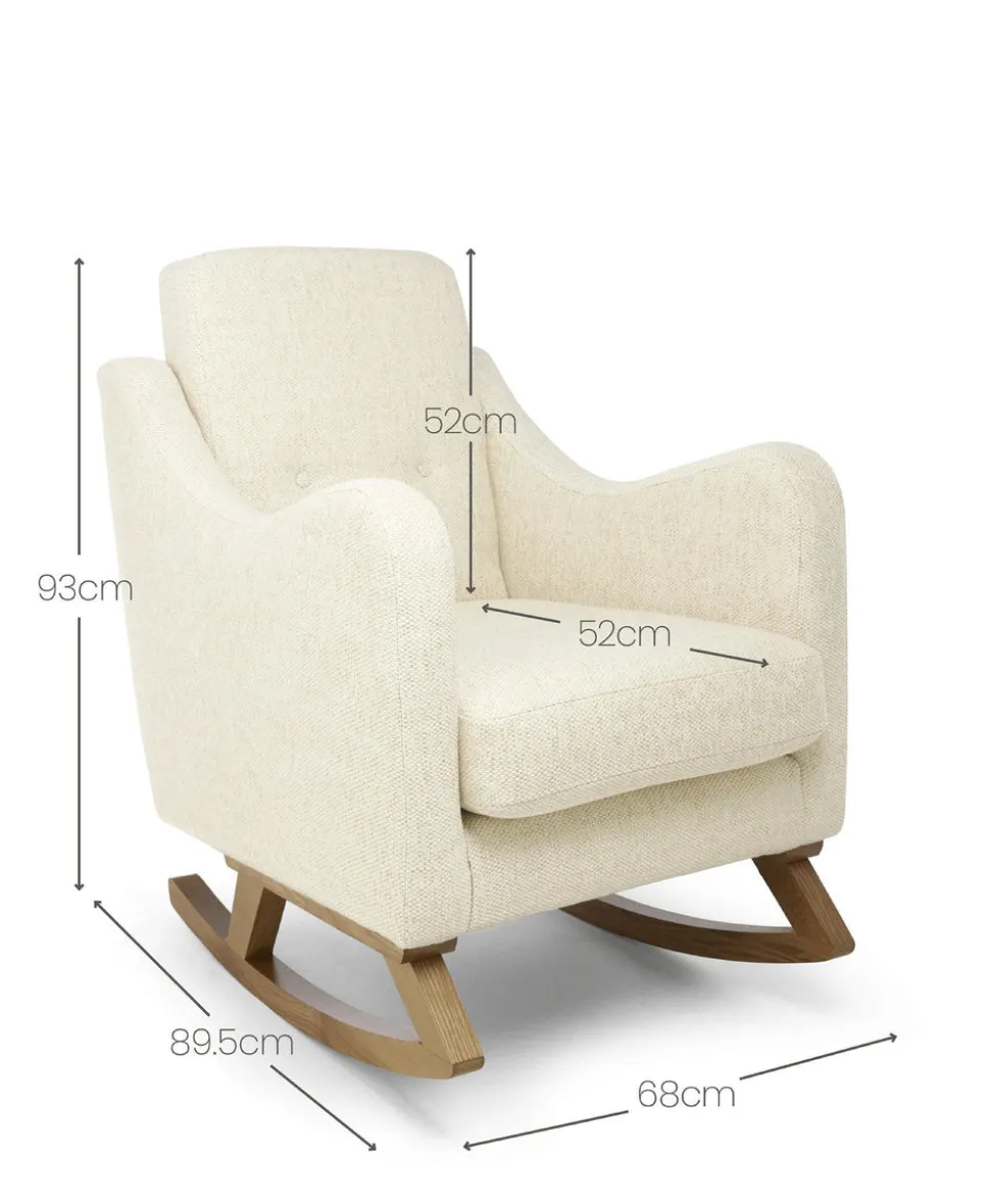 Bowdon Nursing Chair - Sandstone Textured Weave