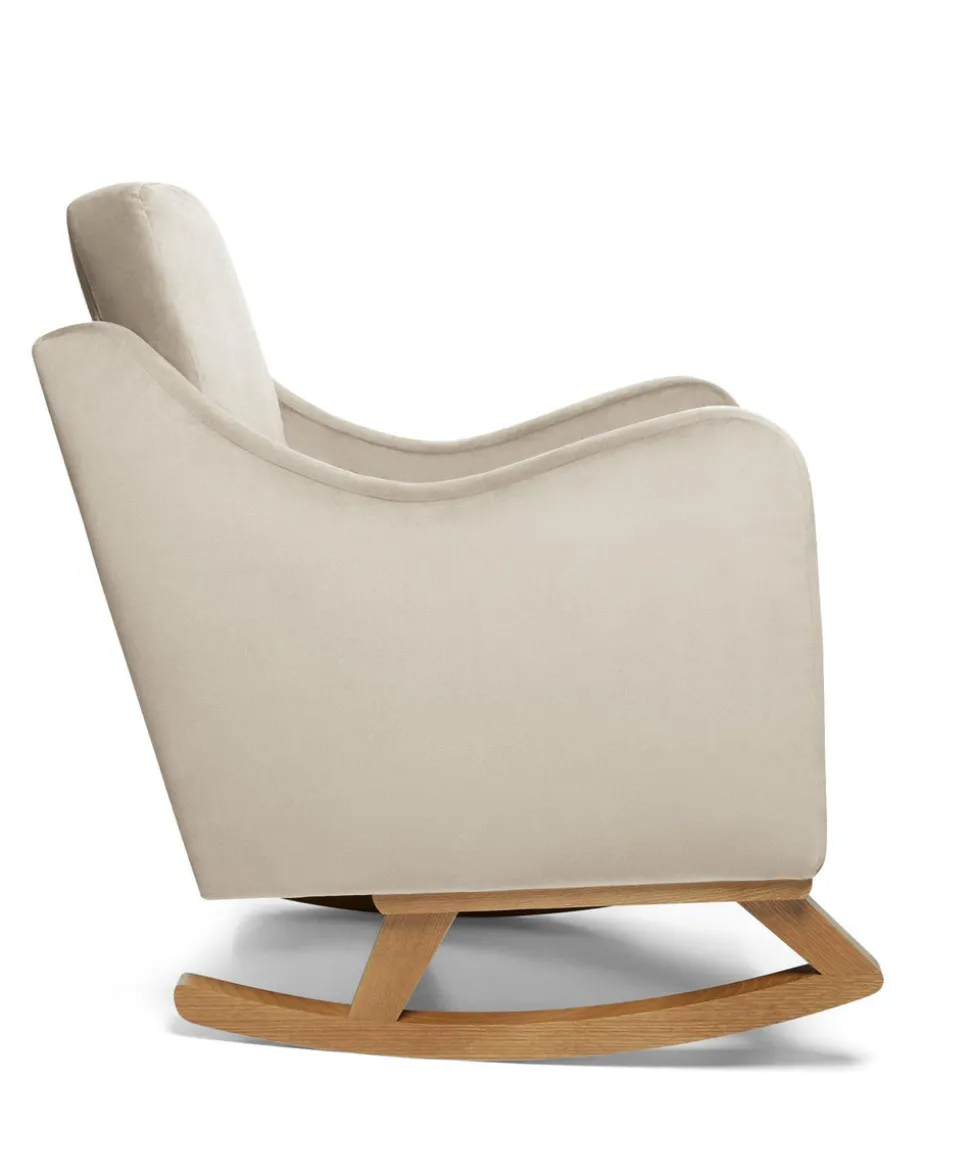 Bowdon Nursing Chair - Stone Velvet