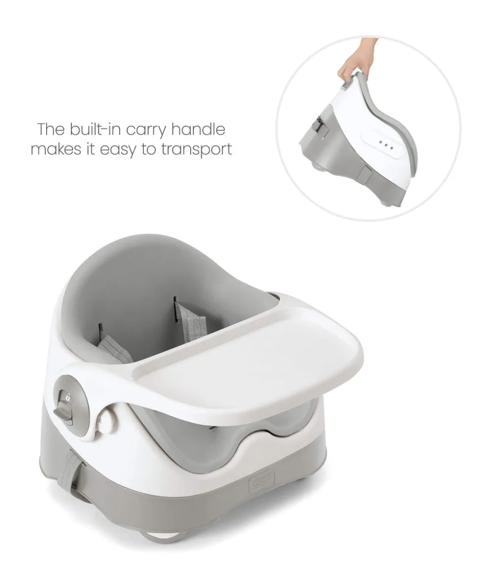 Bud 2-in-1 Booster Seat - Pebble Grey