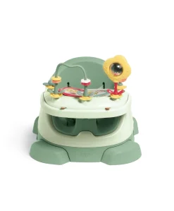 Bug 3-in-1 Floor & Booster Seat with Activity Tray - Eucalyptus