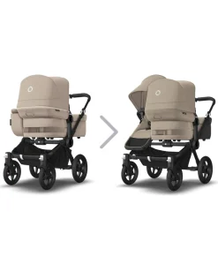 Bugaboo Donkey 5 Double Carrycot & Seat Pushchair - Desert Taupe