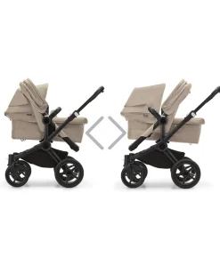 Bugaboo Donkey 5 Double Carrycot & Seat Pushchair - Desert Taupe