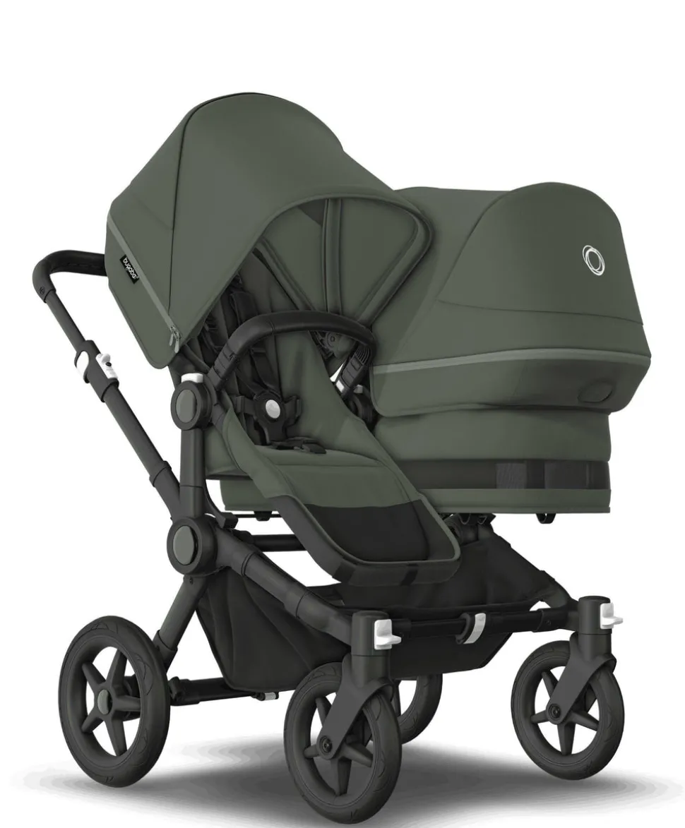 Bugaboo Donkey 5 Double Carrycot & Seat Pushchair - Forest Green