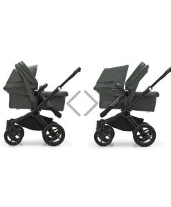 Bugaboo Donkey 5 Double Carrycot & Seat Pushchair - Forest Green