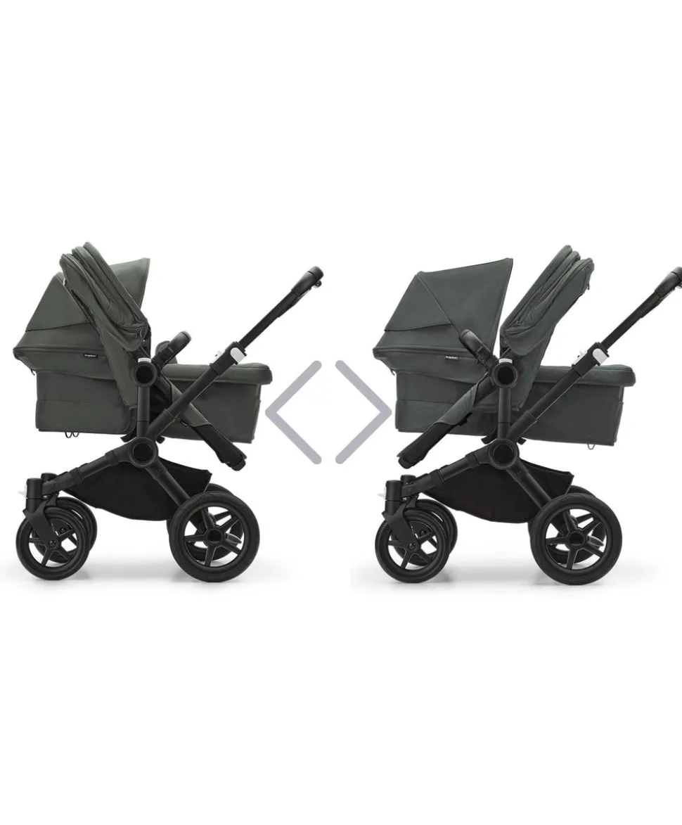 Bugaboo Donkey 5 Double Carrycot & Seat Pushchair - Forest Green