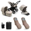 Bugaboo Donkey 5 Duo Pushchair Essential Bundle - Taupe