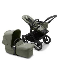 Bugaboo Donkey 5 Duo Pushchair Bundle with Cloud T Car Seat & Base - Forest Green
