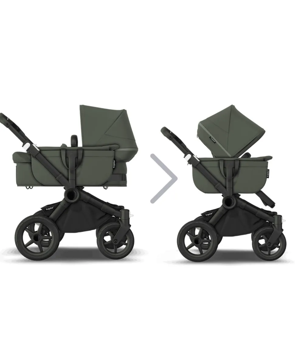 Bugaboo Donkey 5 Duo Pushchair Bundle with Cloud T Car Seat & Base - Forest Green