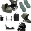 Bugaboo Donkey 5 Duo Pushchair Bundle with Maxi-Cosi Pebble 360 Pro² Car Seat & Base - Forest Green
