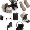 Bugaboo Donkey 5 Duo Pushchair Bundle with Cloud T Car Seat & Base - Taupe