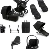 Bugaboo Donkey 5 Duo Pushchair Bundle with Cloud T Car Seat & Base - Black