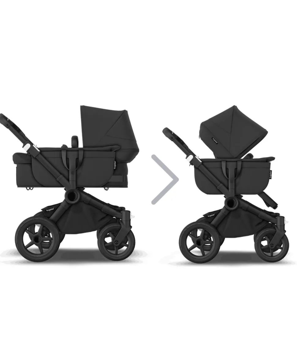 Bugaboo Donkey 5 Duo Pushchair Bundle with Cloud T Car Seat & Base - Black