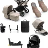 Bugaboo Donkey 5 Duo Pushchair Bundle with Maxi-Cosi Pebble 360 Pro² Car Seat & Base - Taupe