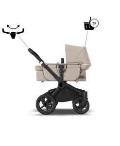 Bugaboo Donkey 5 Mono Complete Pushchair & Carrycot - Desert Taupe