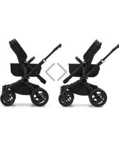 Bugaboo Donkey 5 Mono Complete Pushchair & Carrycot - Midnight Black