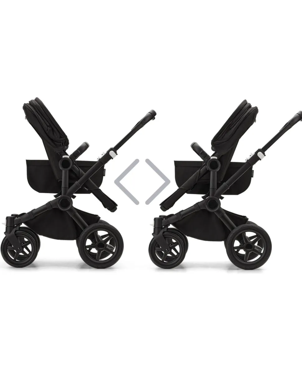 Bugaboo Donkey 5 Mono Complete Pushchair & Carrycot - Midnight Black
