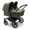 Bugaboo Donkey 5 Twin Carrycot & Seat Pushchair - Forest Green
