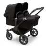 Bugaboo Donkey 5 Twin Carrycot & Seat Pushchair - Midnight Black