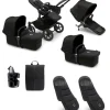 Bugaboo Donkey 5 Twin Pushchair Essential Bundle - Black