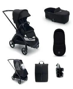 Bugaboo Dragonfly Pushchair Essential Bundle - Black
