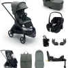 Bugaboo Dragonfly Pushchair Bundle with Maxi-Cosi Pebble 360 Pro² Car Seat & Base - Forest Green