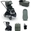 Bugaboo Dragonfly Pushchair Essential Bundle - Forest Green