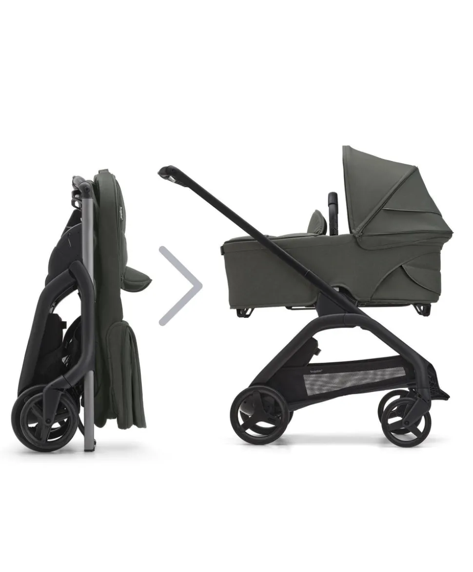 Bugaboo Dragonfly Pushchair Essential Bundle - Forest Green