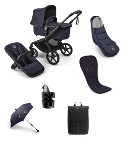 Bugaboo Fox 5 Renew Complete Pushchair Bundle (7 Pieces) - Deep Indigo