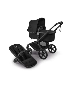 Bugaboo Fox 5 Renew Complete Pushchair Bundle with Maxi-Cosi Pebble 360 Pro2 Car Seat (8 Pieces) - Heritage Black