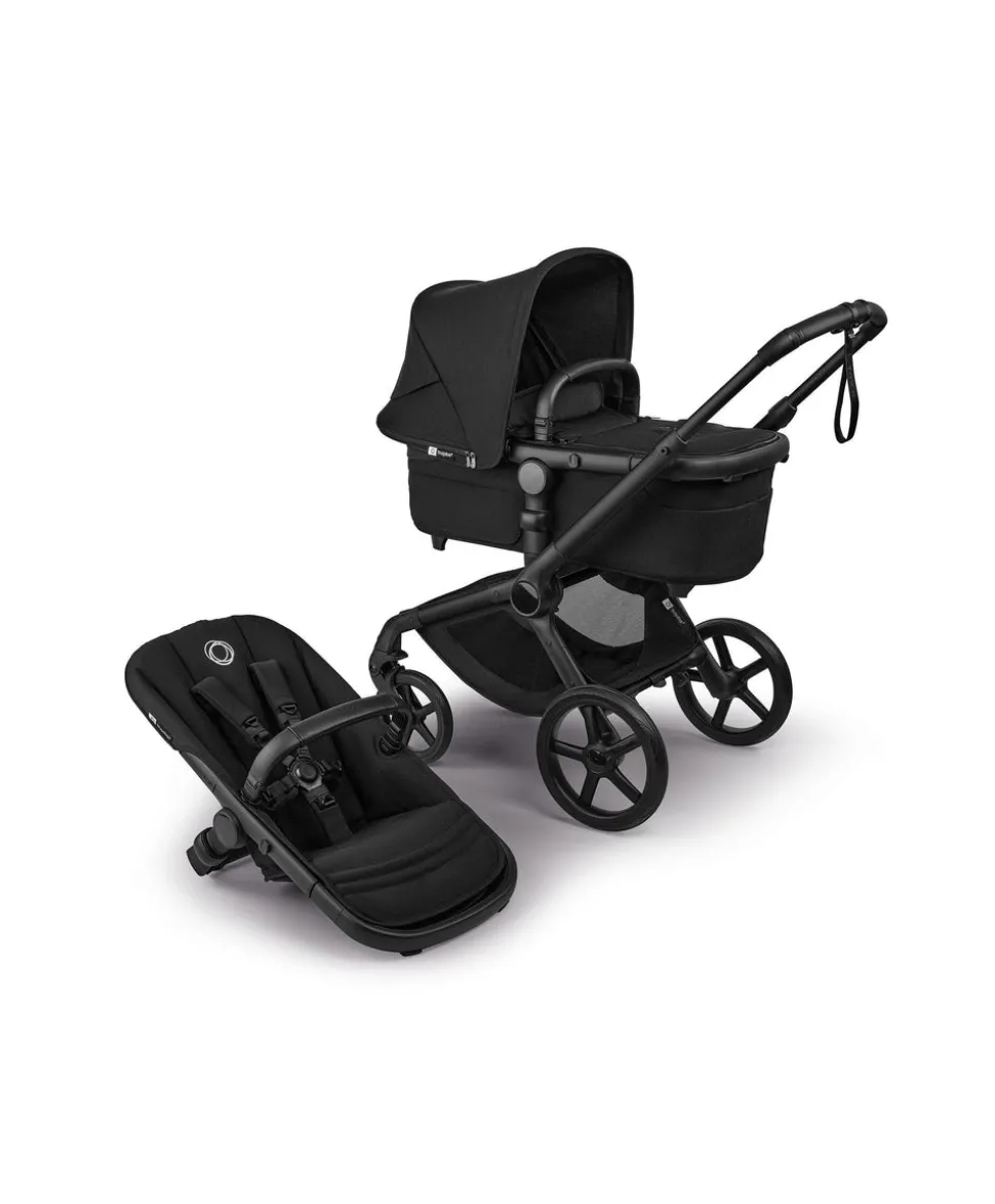 Bugaboo Fox 5 Renew Complete Pushchair Bundle with Maxi-Cosi Pebble 360 Pro2 Car Seat (8 Pieces) - Heritage Black