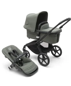 Bugaboo Fox5 Essential 9 Piece Travel System with Maxi-Cosi Pebble 360 Pro2 Car Seat and Family Fix 360 Pro Base - Forest Green