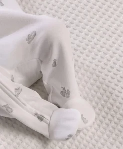 Bunny Print Zip All In One