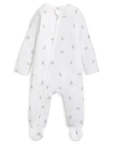 Bunny Print Zip All In One