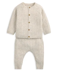 Cable Knit Top & Bottoms Set (2 Pieces)