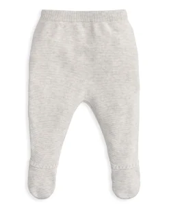 Cable Knit Top & Bottoms Set (2 Pieces) - Grey