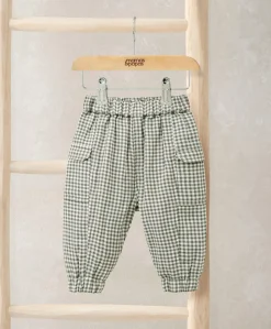 Check Pattern Joggers - Green