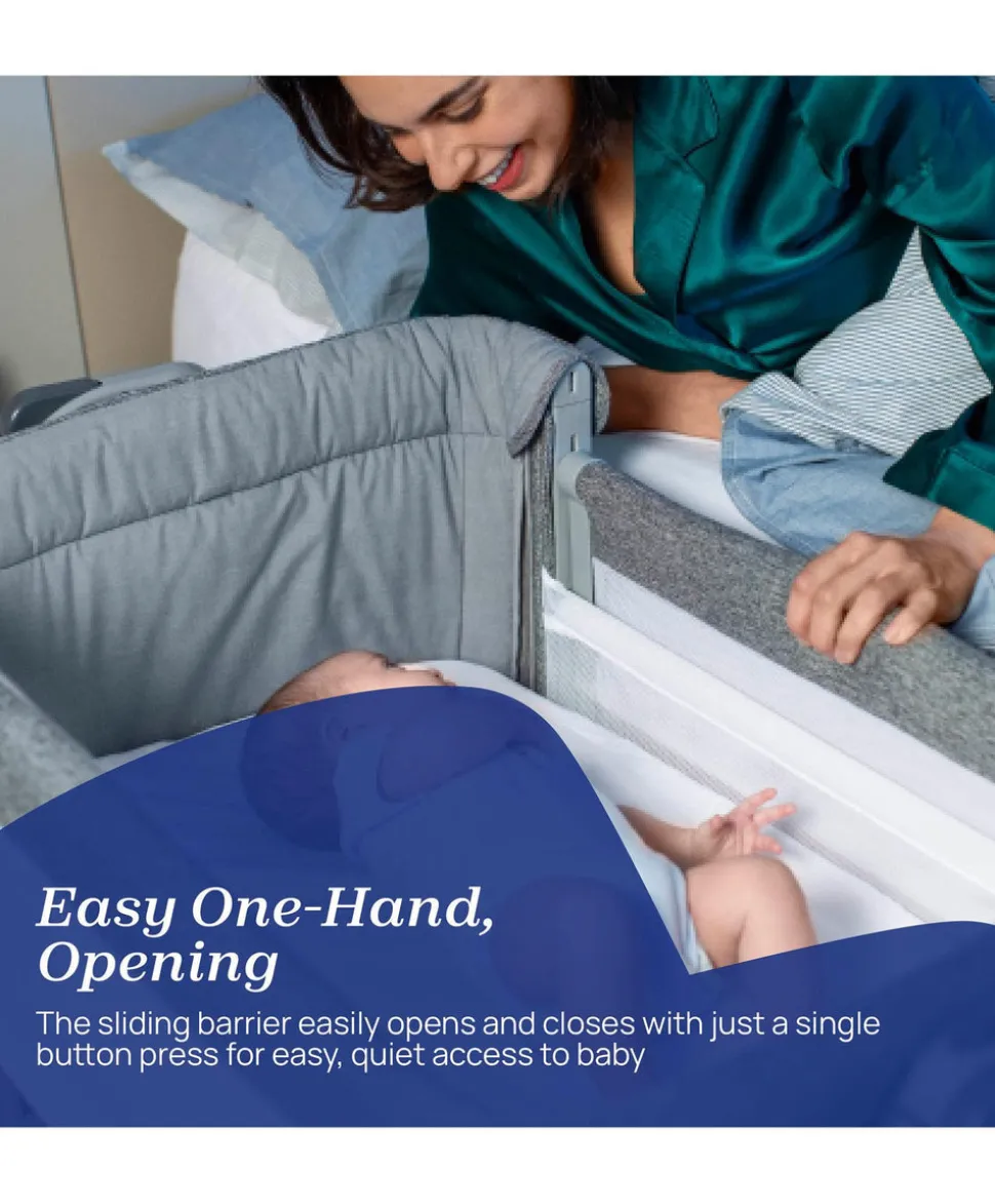 Chicco Next2Me Magic Evo Bedside Crib – Desert Taupe