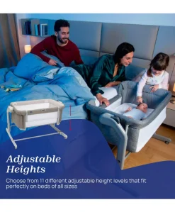 Chicco Next2Me Magic Evo Bedside Crib – Desert Taupe