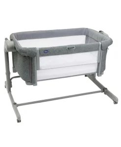 Chicco Next2Me Magic Evo Bedside Crib – Dark Grey
