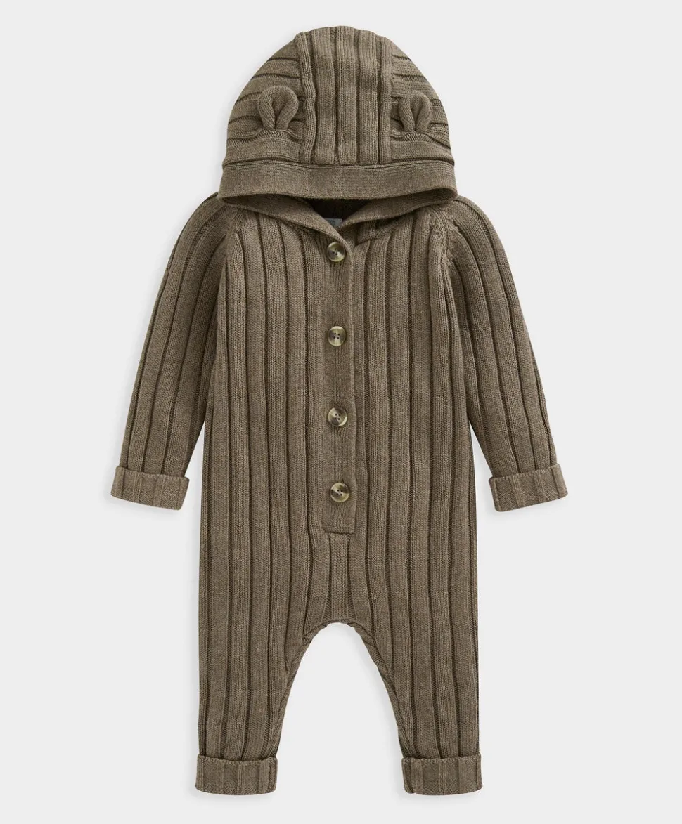 Chunky Knitted Romper - Sand