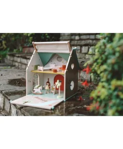 Classic World Wooden Flower Cottage Playhouse Toy
