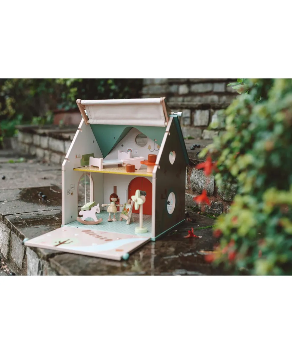 Classic World Wooden Flower Cottage Playhouse Toy