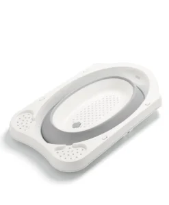 Collapsible Baby Bath – White/Grey