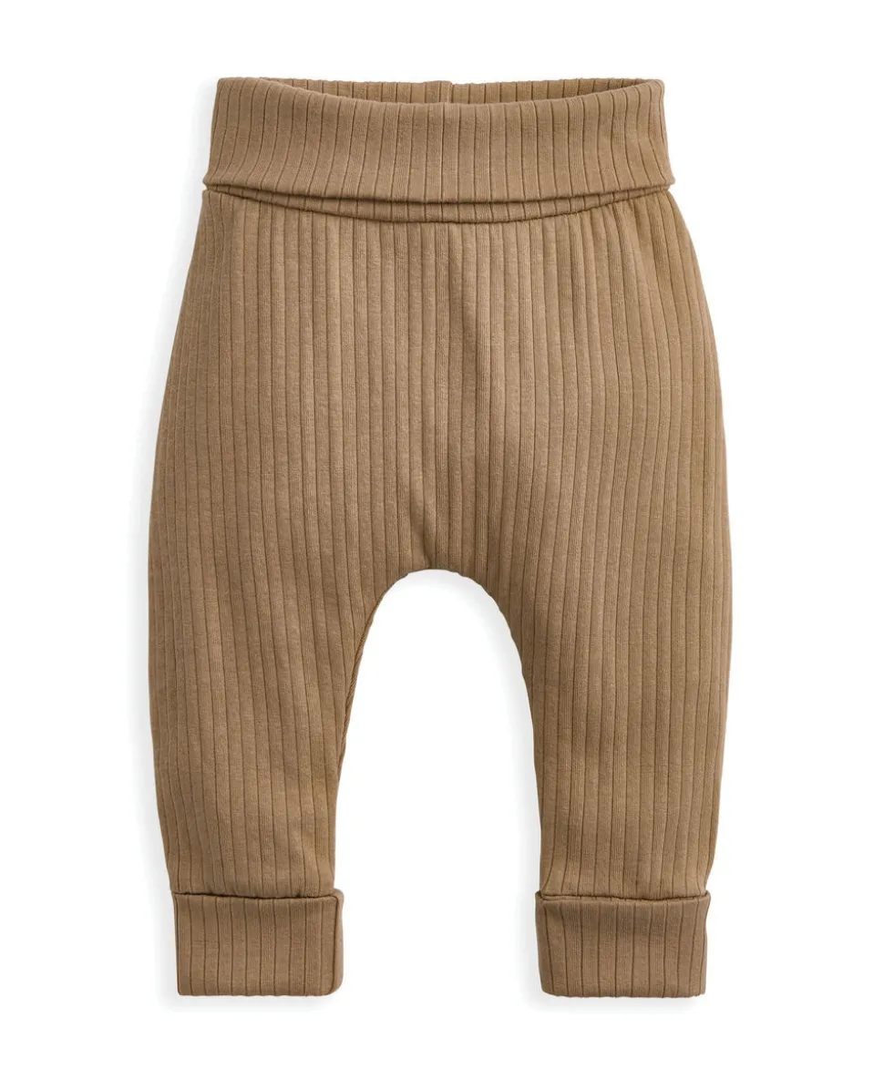Colour Block Sweatshirt & Leggings Set (2 Pieces) - Beige